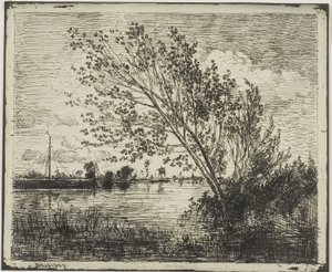 Kızılağaç Kümesi by Charles Francois Daubigny