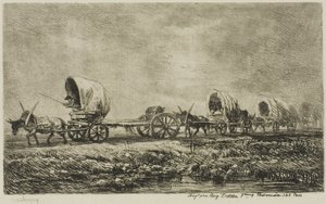 Kapalı Vagonlar (Morvan Hatırası) by Charles Francois Daubigny