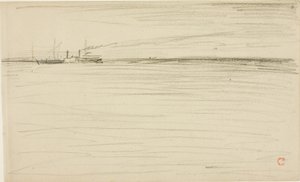 Kanalı geçmek by Charles Francois Daubigny