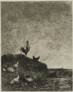 Şafak (Horozun Kargası) by Charles Francois Daubigny