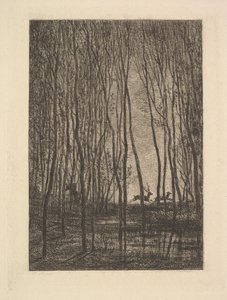 Ormanda Geyik, 1850. by Charles Francois Daubigny
