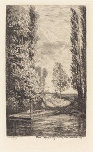 Feribot (Le Bac) by Charles Francois Daubigny