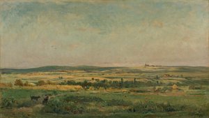 tahıl hasadı by Charles Francois Daubigny