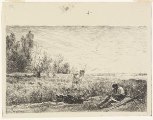 saman yapımı by Charles Francois Daubigny