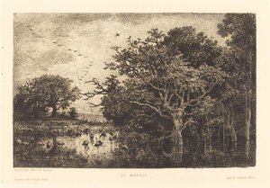 Bataklık by Charles Francois Daubigny
