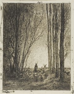sürünün dönüşü by Charles Francois Daubigny