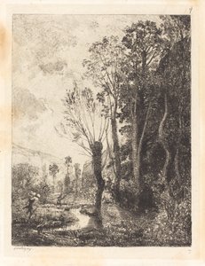Satyr (Le Satyre) by Charles Francois Daubigny