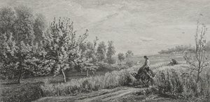 Bahar, 1857. by Charles Francois Daubigny