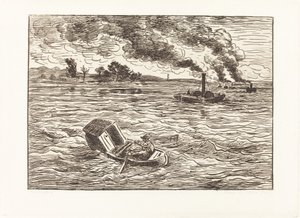 Buharlı Tekneler by Charles Francois Daubigny