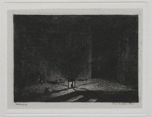 Tekne Gezisi: Bir Hanın İçi (Hanın Koridoru) by Charles Francois Daubigny