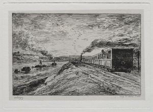 Tekne Gezisi: Ayrılış Dönüş, 1861. by Charles Francois Daubigny