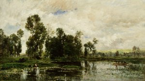 Göletin Kenarı by Charles Francois Daubigny