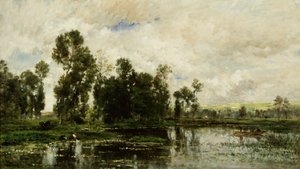 Göletin Kenarı by Charles Francois Daubigny