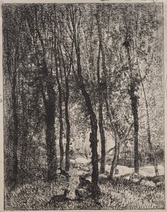 keçi çobanı kız by Charles Francois Daubigny