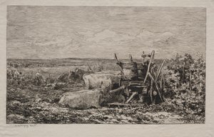 Üzüm Hasadı, 1865. by Charles Francois Daubigny