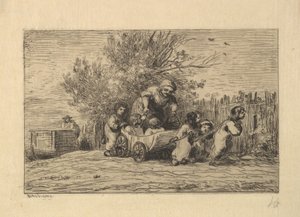 Arabanın Mirasçıları, 1861. by Charles Francois Daubigny