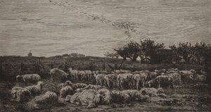 Büyük Koyun Ağı by Charles Francois Daubigny