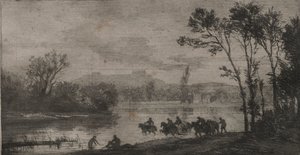 Küçük Cavaliers by Charles Francois Daubigny