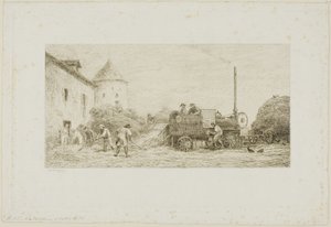 Hasat Makinesi by Charles Francois Daubigny
