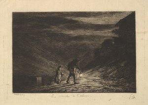 Han Arayışı, 1861. by Charles Francois Daubigny