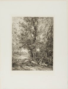 Çoban ve Çoban by Charles Francois Daubigny