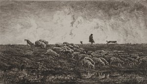 Duş, c. 1851. by Charles Francois Daubigny