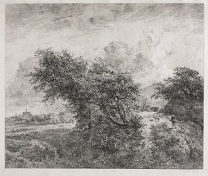 Çalılık, 1855. by Charles Francois Daubigny
