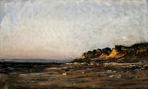 Villerville, Normandiya by Charles Francois Daubigny