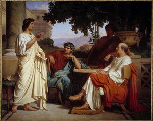 Virgile, Horace ve Varius Mecene
