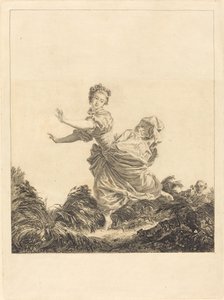 bilerek sızdırmak by Charles François Adrien Macret after Jean Honoré Fragonard