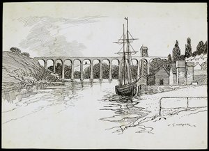 Calstock Viyadüğü, Cornwall, c1907-c1943