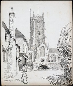 St George Manastırı Kilisesi, Dunster, Somerset, 1892-1933 by Charles George Harper
