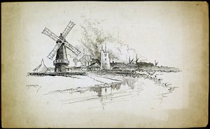 Wellington Yel Değirmeni, Barking, Londra, 1892-1933 by Charles George Harper