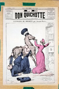 “Le Don Quichotte” kapağı, 335 numara, Satirique en Colours by Charles Gilbert Martin