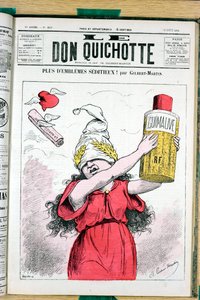 “Le Don Kişot”un Kapağı, 215 numara, Satirique ve Colours by Charles Gilbert Martin