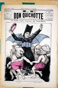 “Le Don Kişot”, 294 Numaralı Kapak, Renkli Hiciv by Charles Gilbert Martin