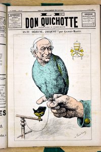 “Le Don Kişot” kapağı, 672 numara, Renkli Hiciv by Charles Gilbert Martin