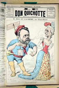 “Don Kişot”un kapağı, sayı 804, Satirique en Couleurs by Charles Gilbert Martin