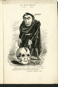 Charles Gilbert-Martin (1839-1905) tarafından “Çağdaş Grimaces”” çizimi by Charles Gilbert Martin