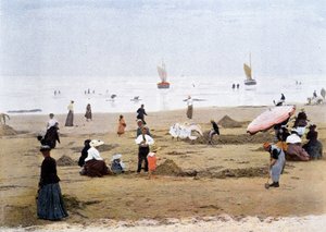Düşük gelgitte. Gillot gravürü, 1900 dolaylarında.