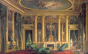 Monsieur Basile Parent Otelinde Bir Salon, Place Vendome, Paris, 1866 by Charles Giraud