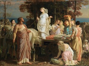 Ulysses ve Nausicaa, c. 1853.
