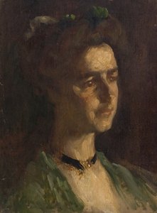 Bir Dolly Varden Şapkası, 20. yüzyılın başlarında by Charles Gogin