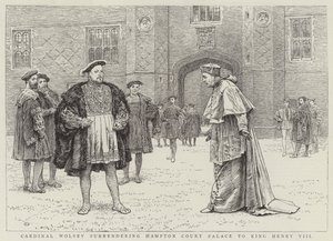 Kardinal Wolsey, Hampton Court Sarayı