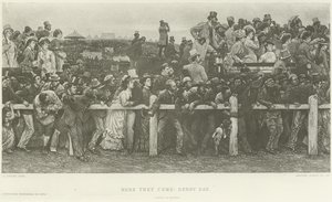 Here they come: Derby Day (gravure)