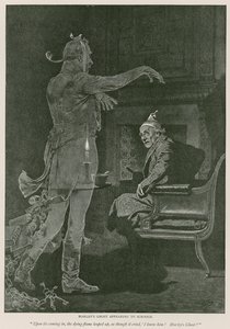 Charles Dickens'ın Noel Şarkısı için İllüstrasyon by Charles Green