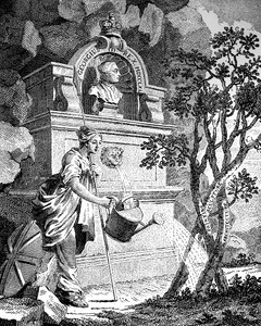 Sanatçılar kataloğunun ön yüzü, c1760s. by Charles Grignion