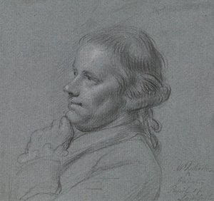 John Inigo Richards, RA'nın portre çalışması by Charles Grignion