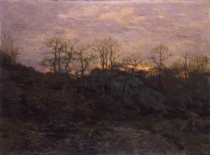 Ormanın Kenarı, Alacakaranlık, yak. 1890. by Charles H. Davis