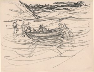 Cankurtaran Teknesini Başlatmak by Charles H. Woodbury